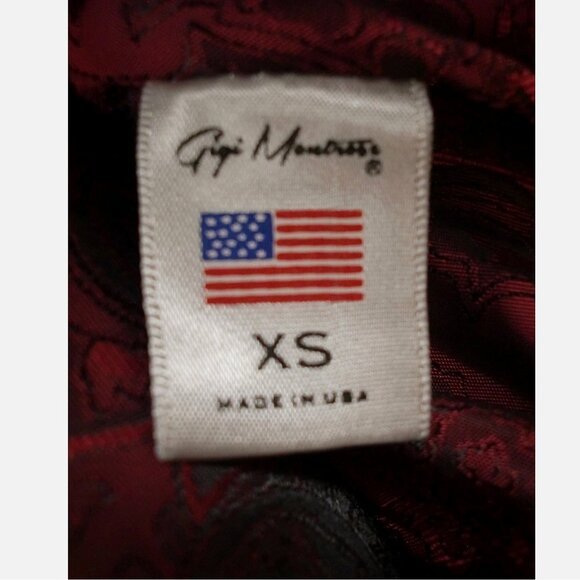 Gigi Montrose Speed Women's Motorcycle Jacket XS MADE IN USA Waxed Denim Kevlar - Picture 15 of 16